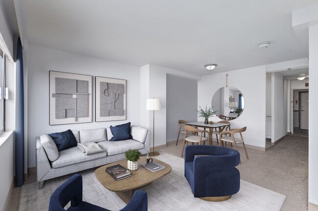Sala de estar - Pennsylvania Place Apartments