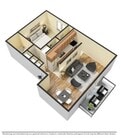 1 Bed 1 Bath
