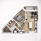 A2 floor plan Overlook Lake Norman