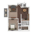 Geneva: 1 Bedroom 800 Sq. Ft