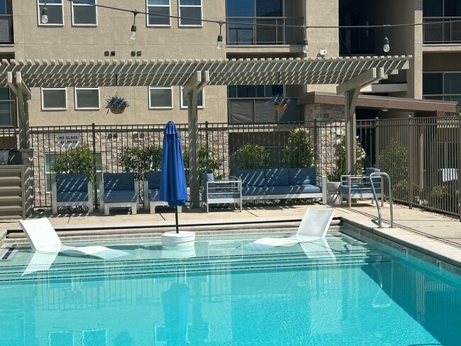 Pool Tanning Ledge - La Vida at Sienna Hills Apartments