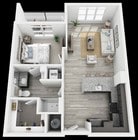 1x1 - 700 sq ft