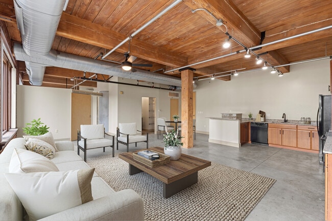 Spacious industrial-chic apartments