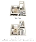 One Bedroom Townhome
