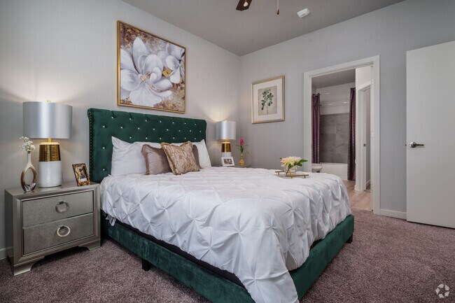 2BR, 2BA - 978SF Bedroom 2 - Vantage at Helotes
