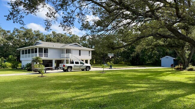 Property is on a double lot which provides a spacious side yard. - 5203 15th St W