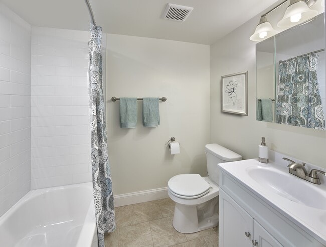 Bathroom with upgraded finishes