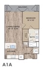 1 BED / 1 BATH
