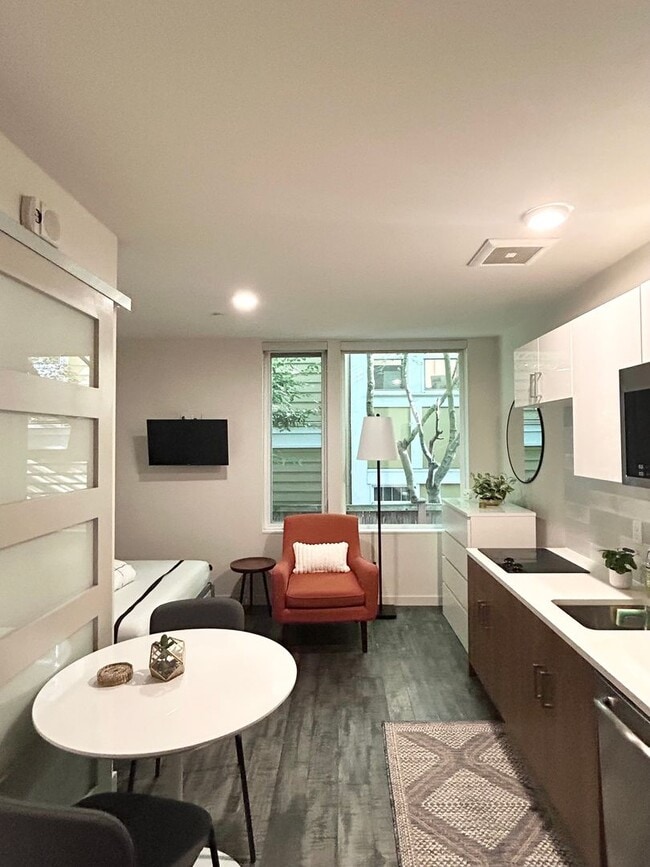 Photo - 741 Harvard Modern studios with w/d in unit!