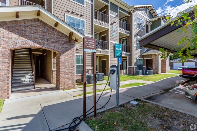 EV Charging Station at Rockwater in North Little Rock, AR – Fast & Convenient Charging - Riverside at Rockwater Apartments