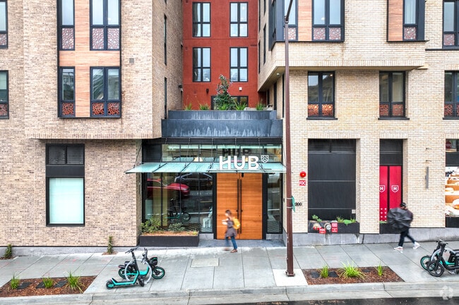 Exterior Building Entry View