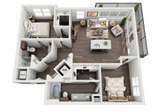 B1 floor plan Millennium Music Row