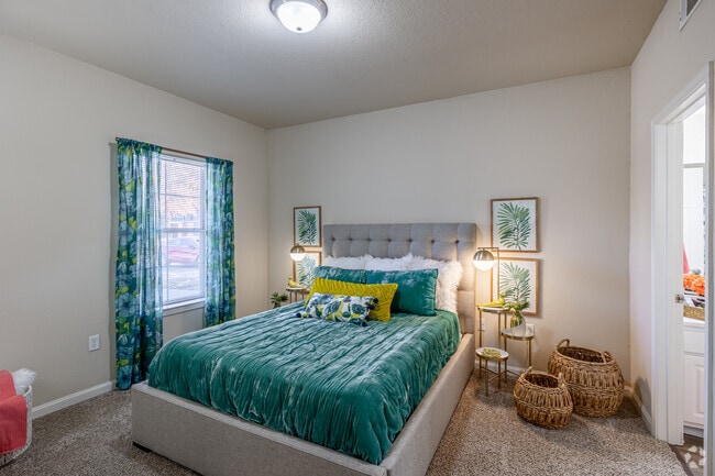 2BR, 2BA - 1,058SF - Primary Bedroom