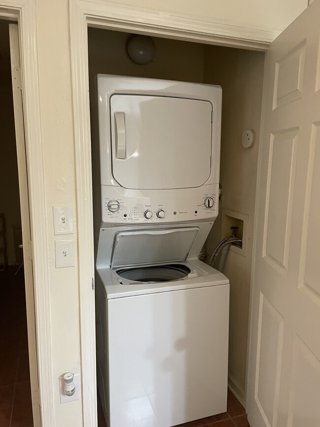 In unit washer and dryer