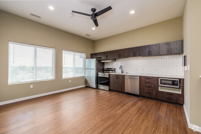 Micro Studio - 365SF Kitchen Living View