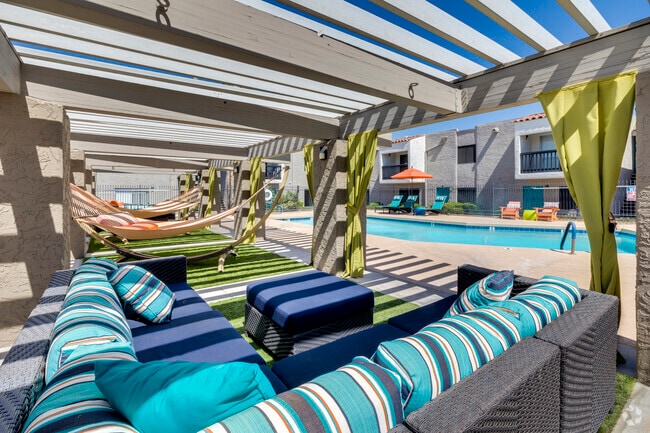 Pool and Cabanas