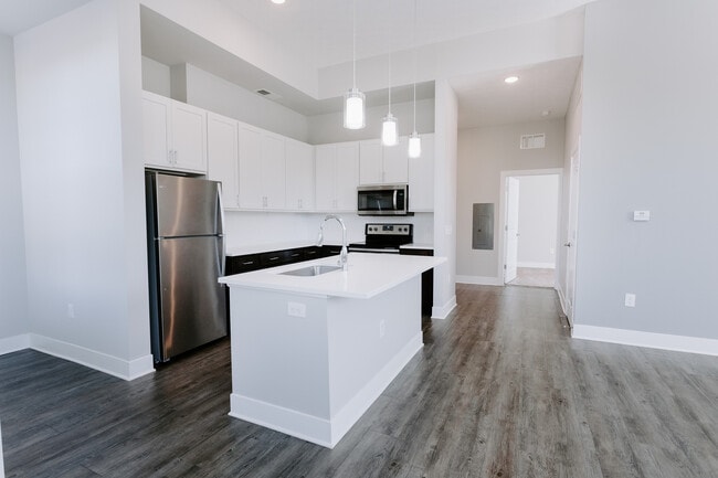 Experience the allure of modern design in this sleek and stylish kitchen.