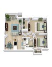 Two Bed, One Bath
