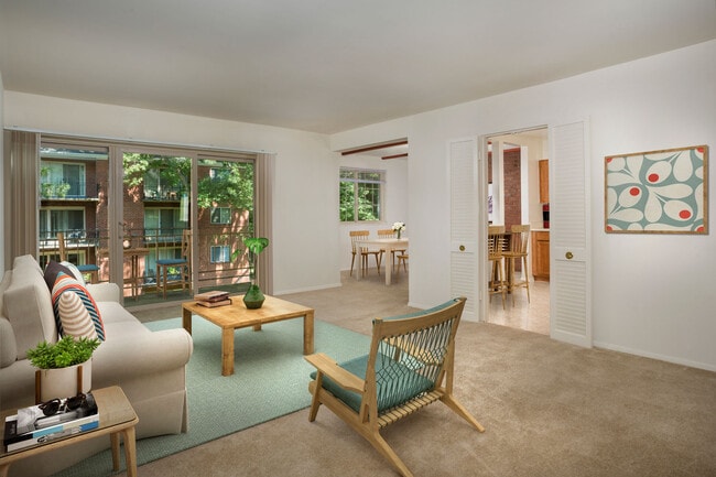 Spacious living area at Whitehall Square Apartments in Suitland, MD