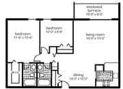 2BR/2BA