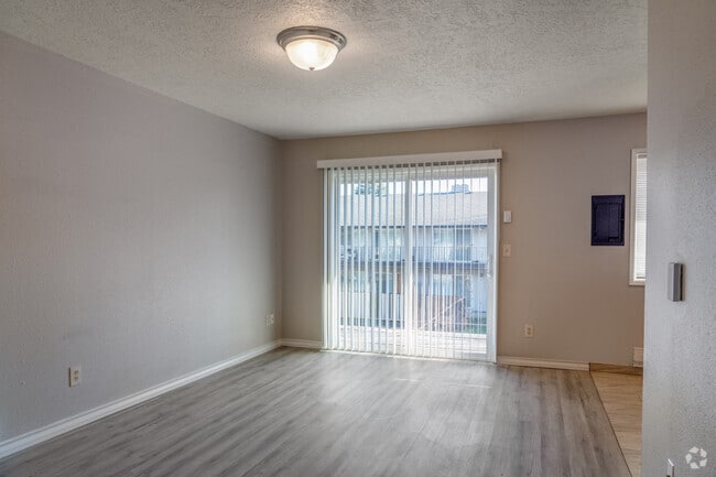 2BR, 2BA, - 1025SF - Living Room - Melrose Court Apartments