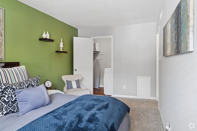 Saxon 2BR, 1BA - 770SF - Primary Bedroom
