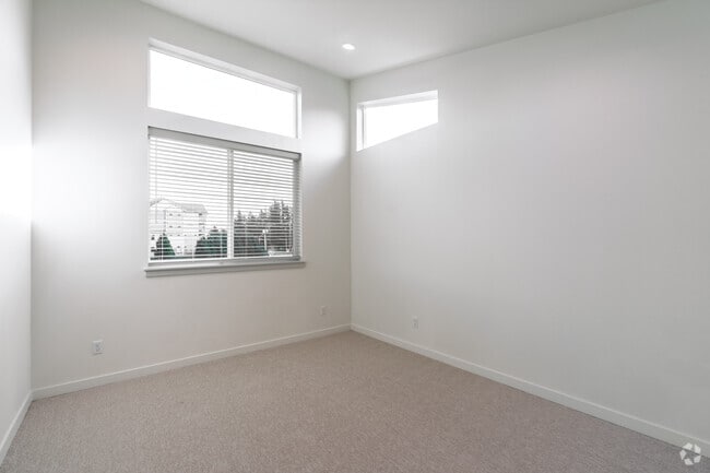 3BR, 2.5BA - 1,553SF - Primary Bedroom - New Construction Luxury Townhomes - 352 E. Bakerview Road