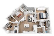 B3 floor plan Upshore