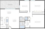 3BR/2BA