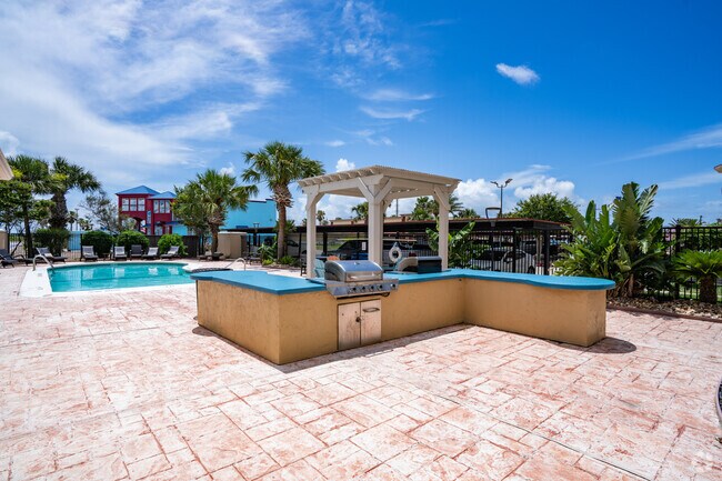 Compass Pool BBQ Area