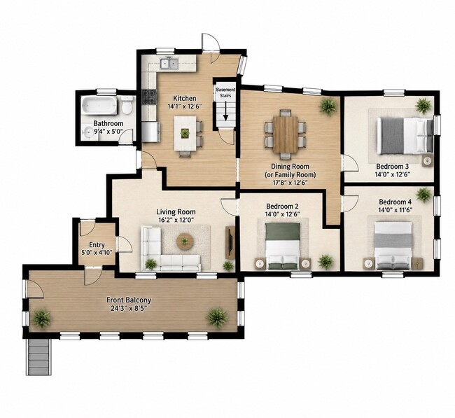 123 Everett St Unidad 1