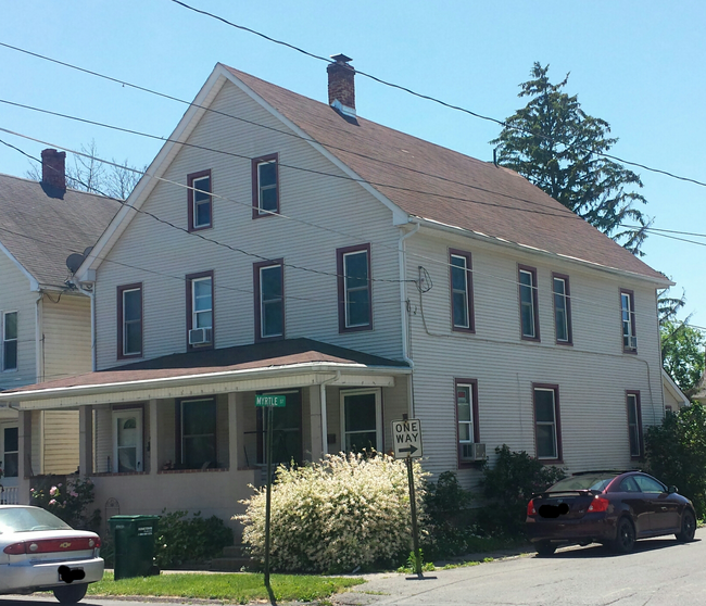 Front of double house - 142 Ridge Ave House