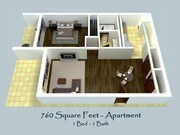 1BR/1BA