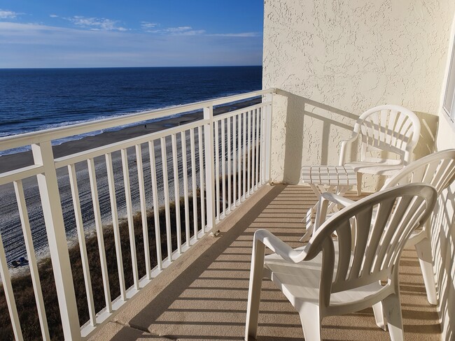 Ocean front private balcony - 1709 S Ocean Blvd Condo Unit 710