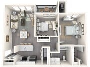 ThePoint Nathanael 2BD 1Bath 913sqft