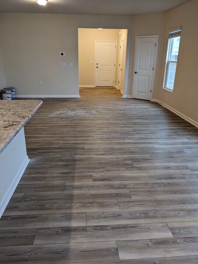Back door view of living space