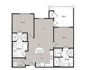 Dalian Monterrey Village - B2 - 2 Beds - 2 Baths - 969 Sq. ft.
