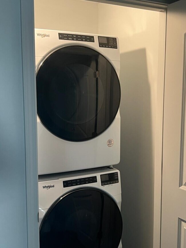 Upstairs Washer and Dryer