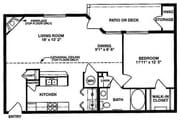 1BR/1BA