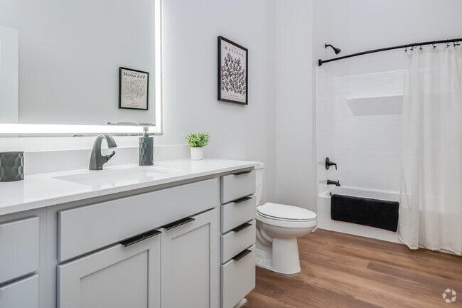 2BR, 2BA - 1,000SF - Bathroom