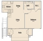 1BR/1BA