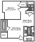 1BR/1BA