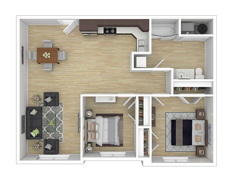 Floor Plan - 2x2