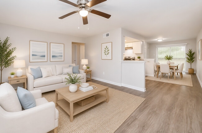 Bright, open living space designed for comfort and everyday relaxation.