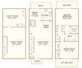 2BR/1.5BA
