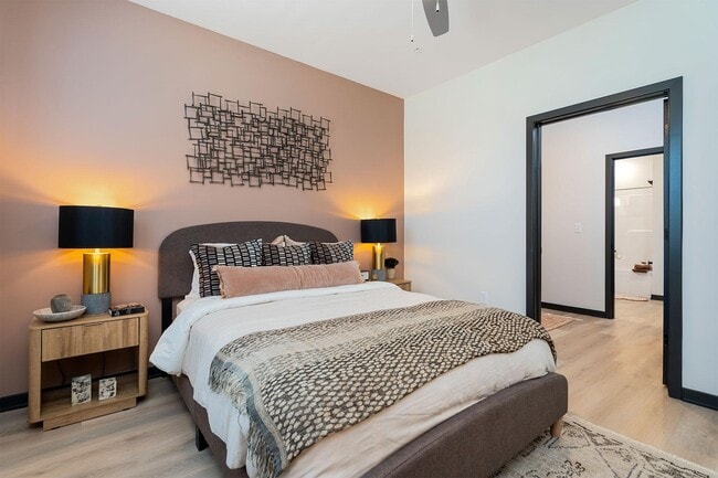 1BR, 1BA - 741SF - Bedroom - The Flats of River Ridge