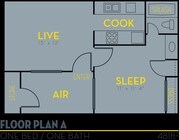 1BR/1BA