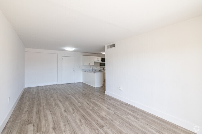 2BR, 1BA - 900SF - Living Room/Dining Room - West Point Properties