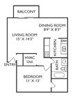 1BR/1BA