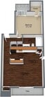 1 BR, 1 BA - Garden Level